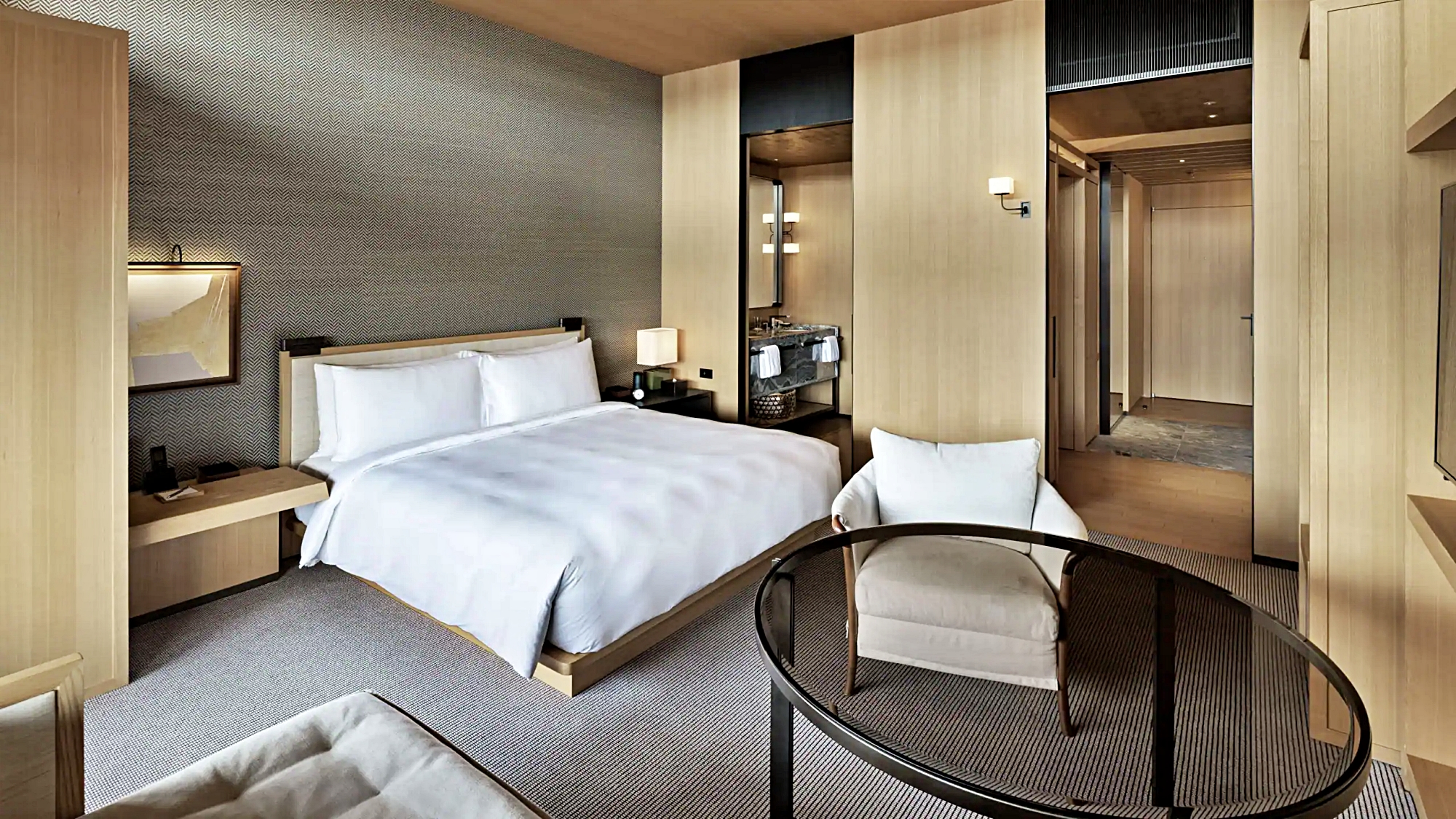 원 킹 베드 가든 뷰