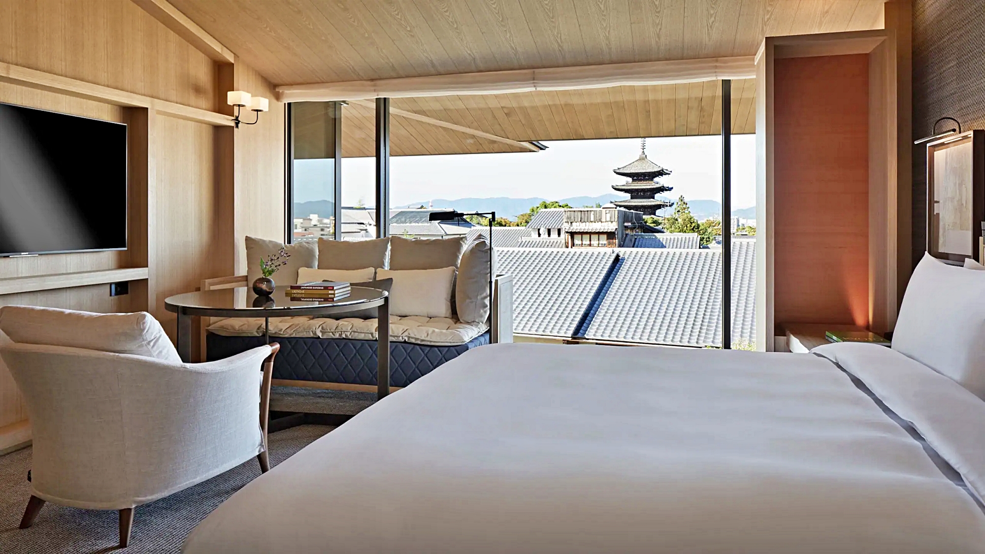 원 킹 베드 사원 전망