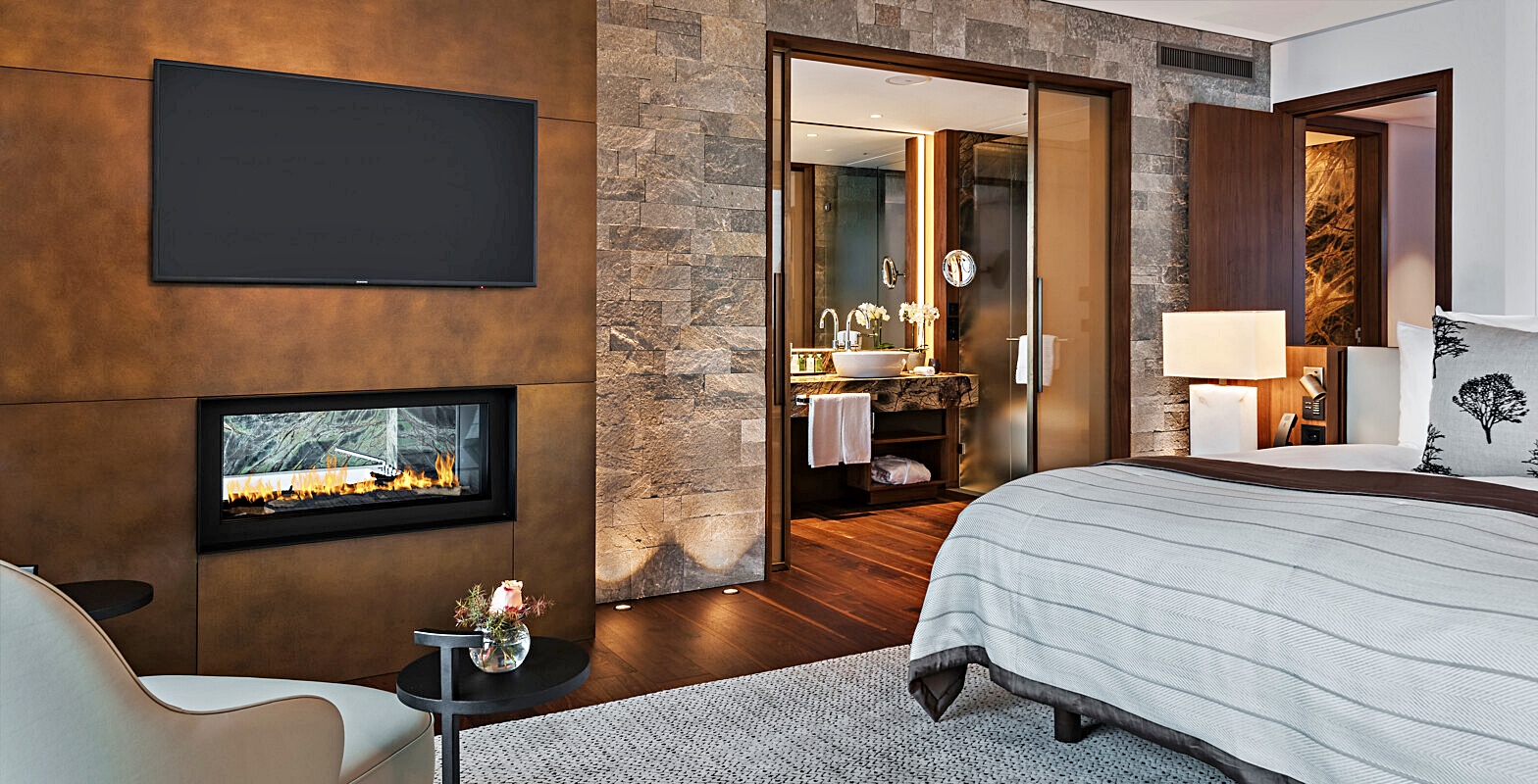 컨템포러리 레이크뷰 스파 스위트